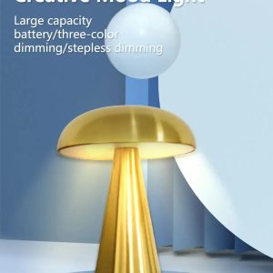 Veilleuse champignon LED rechargeable tactile