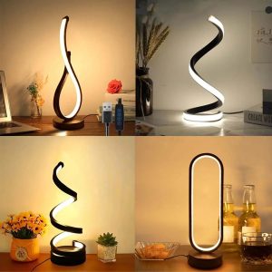 Veilleuse LED spirale — 3 teintes / RGB