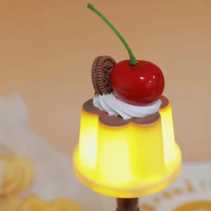 Veilleuse pudding LED — Jaune